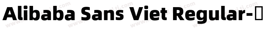Alibaba Sans Viet Regular字体转换